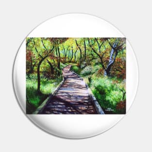 'AUTUMN ON THE GREENWAY' Pin