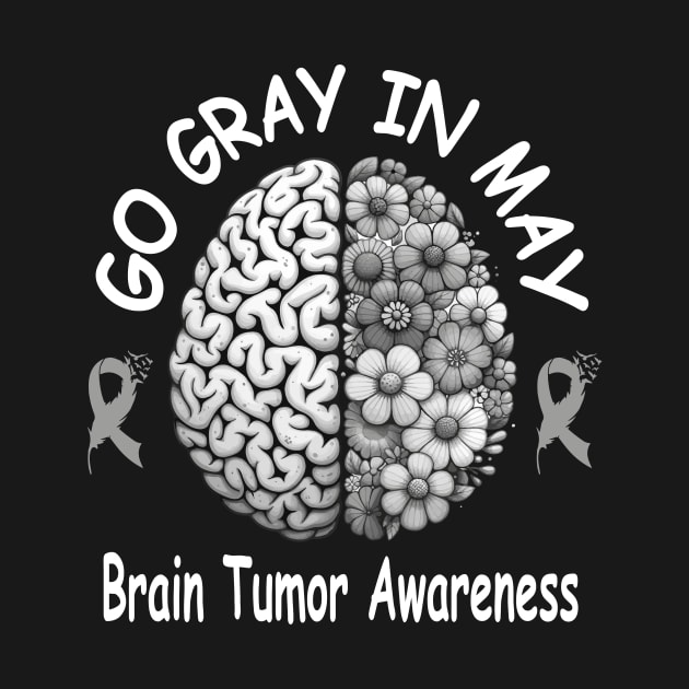 Go Gray In May Brain Cancer Tumor Awareness by l designs