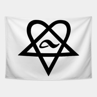 Bam Margera Heartagram HIM Adio Tapestry