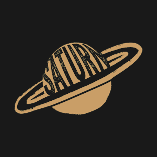 Cool Saturn graphic planet with rings design T-Shirt