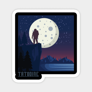 Visit Tatooine, Vintage, Retro, travel agent, movie, tatooine Magnet