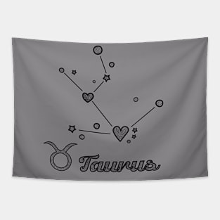 Taurus zodiac sign Tapestry