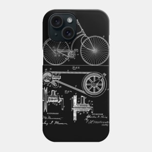 Bicycle Vintage Patent Drawing Phone Case