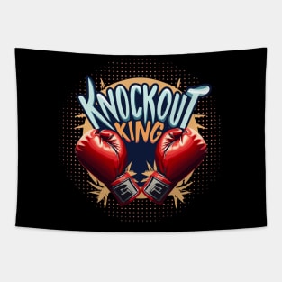 Knockout King - Boxing gloves Tapestry