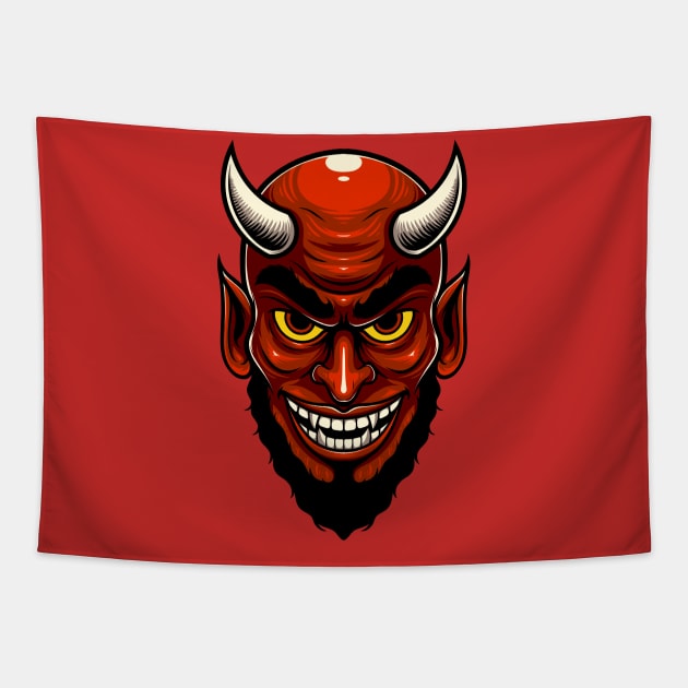 Devil 1.2 Tapestry by Harrisaputra