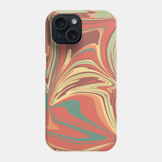 color mix, digital art, aesthetic minimalist digital art Phone Case by MarJul