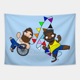 Racing with Pride Tapestry