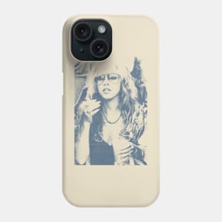 Stevie Nicks - Blue Vintage Color Phone Case