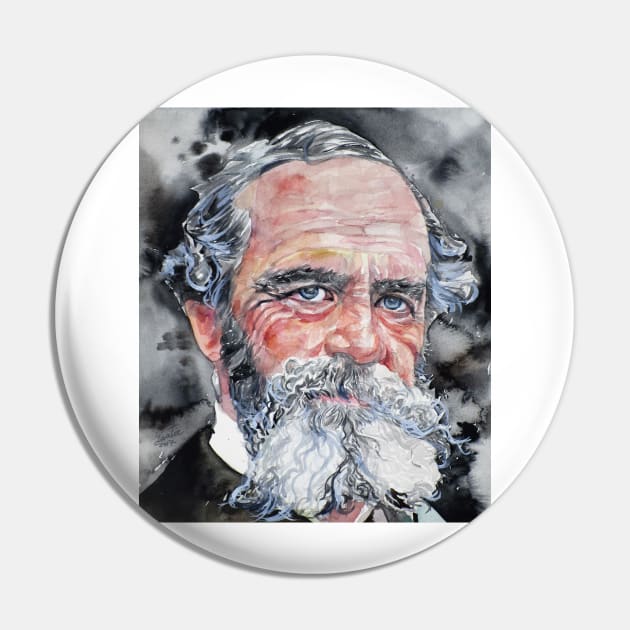 WILLIAM JAMES - watercolor portrait Pin by lautir