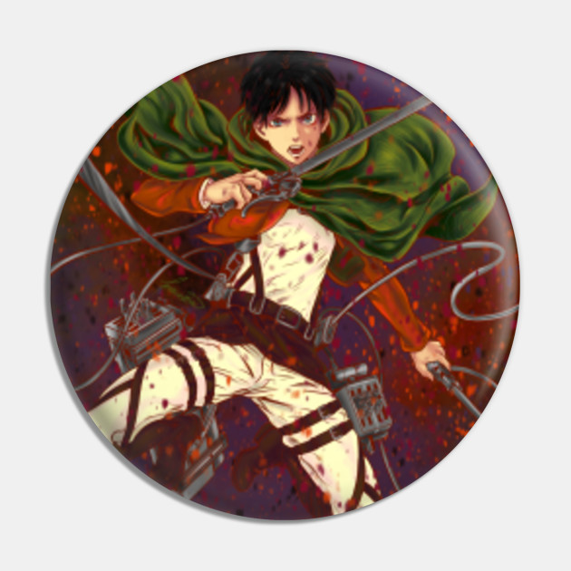Attack On Titan Fanart Eren Jaeger Version 3 5 Attack On Titan Anime Pin Teepublic Au Eren and annie snk tragic angst otp. attack on titan fanart eren jaeger version 3 5