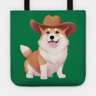 Cowboy Corgi Tote