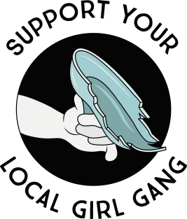 Support Your Local Girl Gang - Glass Slipper Shiv Magnet