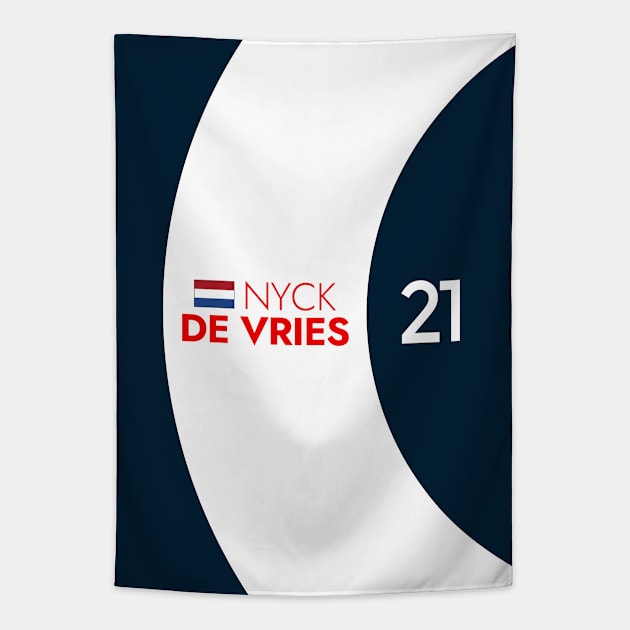 F1 2023 - #21 De Vries Tapestry by sednoid