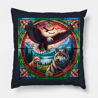 Beautiful Eagle Design . Pillow