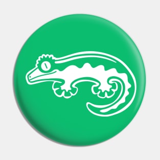 Crested gecko. Minimalist art for geckos and lizards lovers Pin