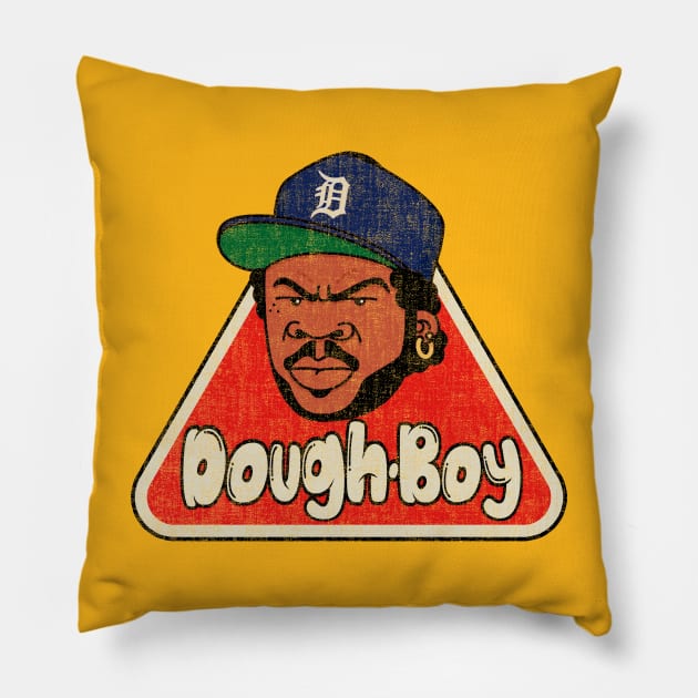 DoughBoy distressed texture Pillow by sandesart