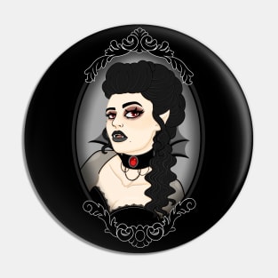 Old Family Portrait Pin