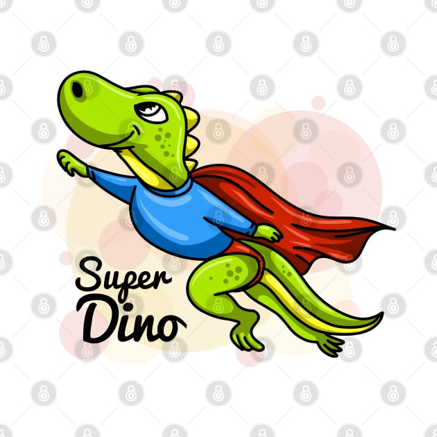 Super Dino Flying by Mako Design 