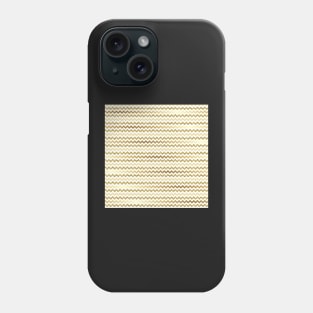 Chevron Gold Zigzag Phone Case