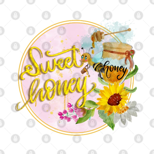 Sweet honey cute design by PrintAmor