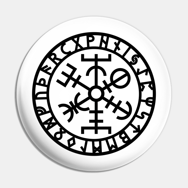 Viking protection rune Pin by AshotTshirt