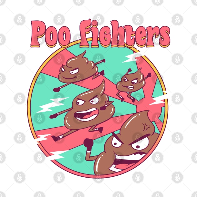 Poo Fighters by Vincent Trinidad Art