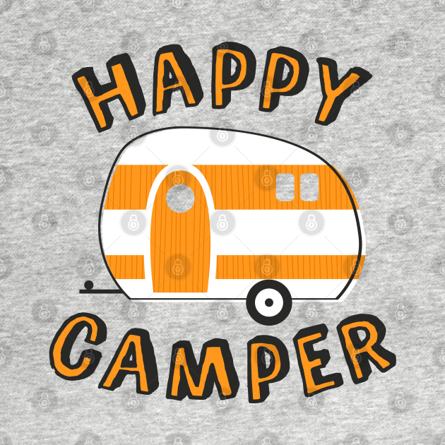 Discover Happy Camper - T-Shirt