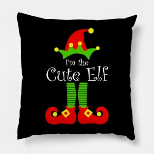 I'm The Funny  Cute Elf Christmas Gifts for Women Kids Boys Girls Pillow