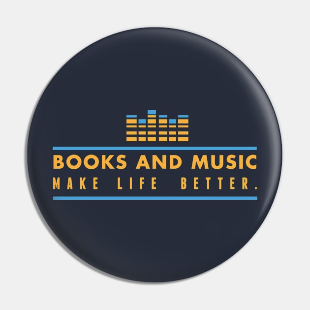 Books and music (yellow) Pin by nektarinchen