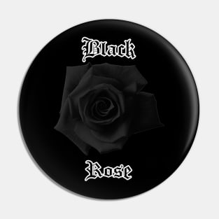 Black Rose – Gothic flower Pin