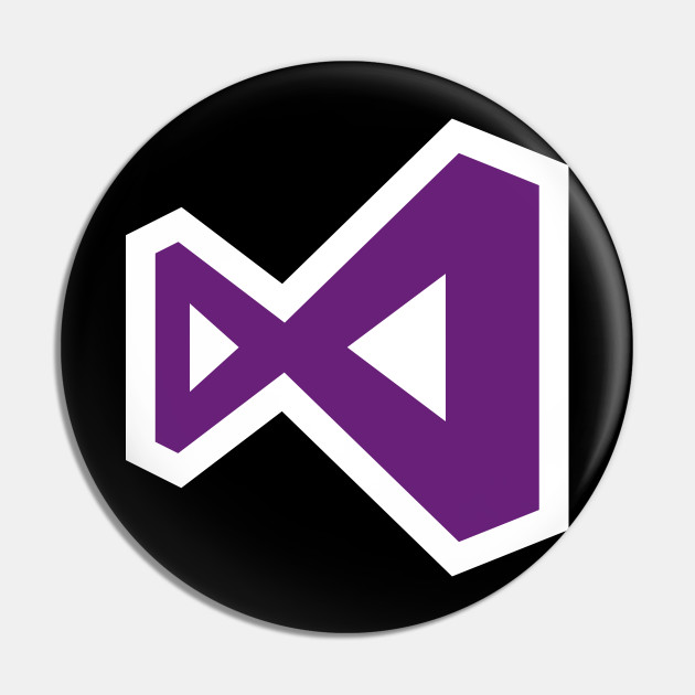 Visual Studio Logo Visual Studio Pin Teepublic Visual Studio Logo Visual Studio Pin Teepublic