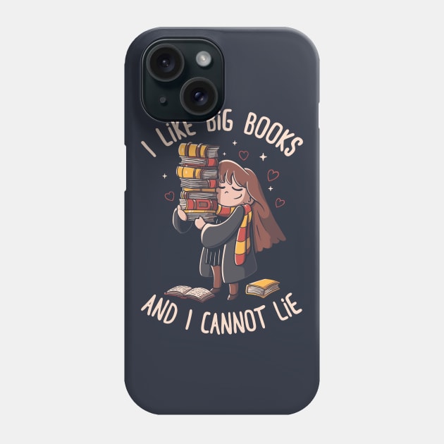 I Like Big Books Phone Case by eduely