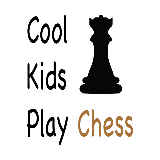 Cool Kids Play Chess by Sindibad_Shop