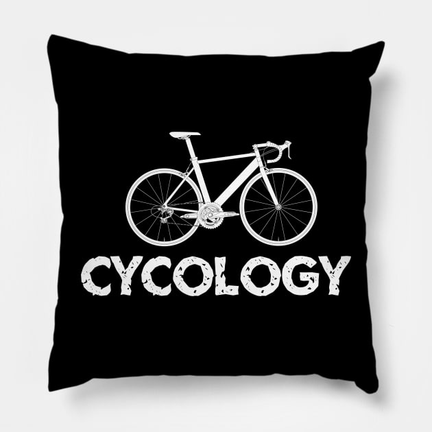 Cycologist Bicycle , Bike Gift, Bike , Bicycle , Biking , Funny Cycling . Pillow by ETTAOUIL4