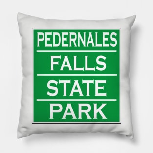 PEDERNALES FALLS STATE PARK Pillow