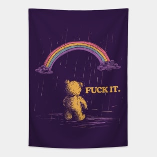 F*ck It Rainbow Tapestry