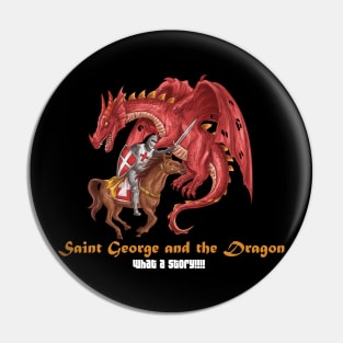 Saint George And The Dragon Pin