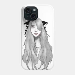 Black Cat Phone Case