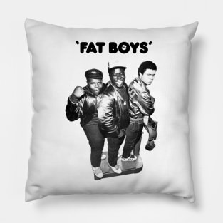 Fat Boys (Vintage Black & White) Pillow