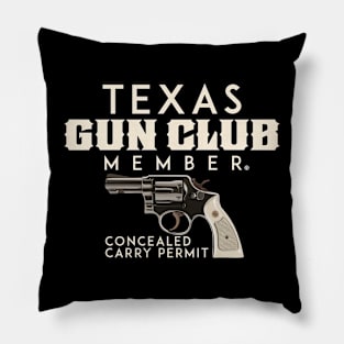 Texas Gun Club Pillow