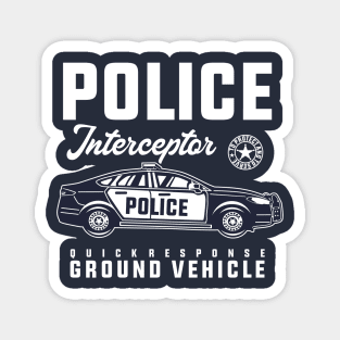 POLICE CAR INTERCEPTOR Magnet