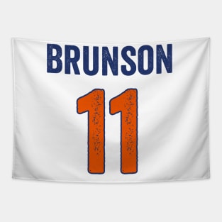 Jalen Brunson - Back Number Text Style Tapestry