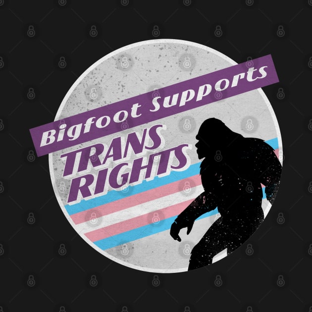 Trans Pride Bigfoot by creepvrs