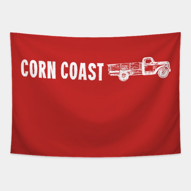 Corn Coast Truck Nebraska T-shirt Tapestry by Corn Coast