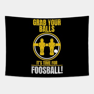 Foosball Grab Your Balls Foosball Player Tapestry