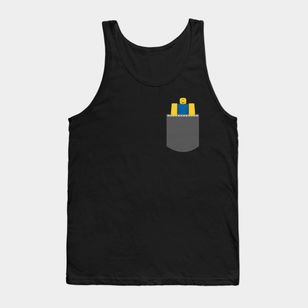 Roblox Pocked Noob Oof Gift For Kids Roblox Tank Top Teepublic - pocket noob t shirt roblox