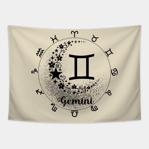 esoteric zodiac signs Tapestry by Night Fairy