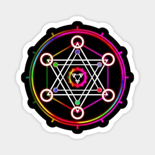 Spiritual Geometry / David's Star 03 Magnet