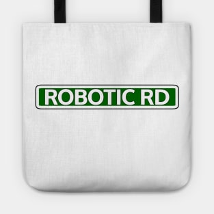 Robotic Rd Street Sign Tote