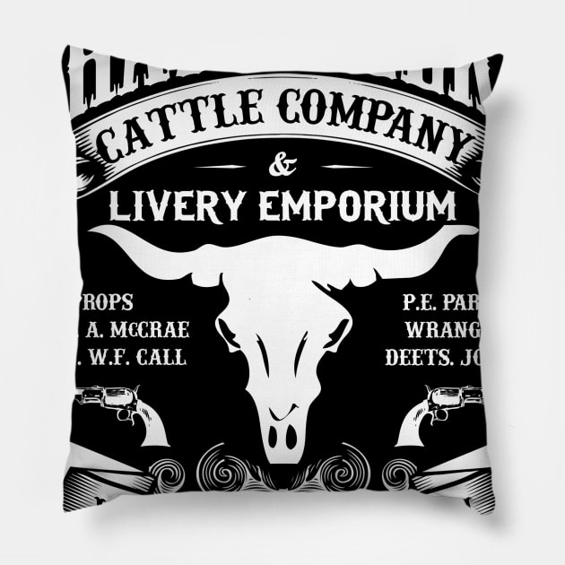 Lonesome dove: Hat creek Pillow by AwesomeTshirts